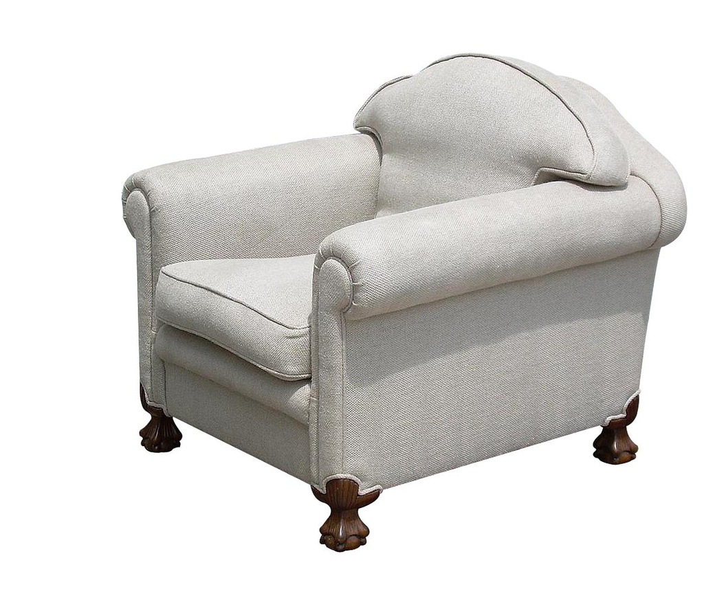 Brecht linen arm chair